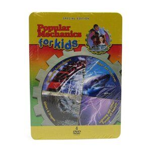 POPULAR MECHANICS For Kids 2009 Special Edition 4-DVD Tin Set New Unopened Rare